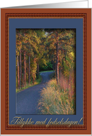 Colors at Sundown, Tillykke med fodselsdagen!, Happy Birthday in Danish card