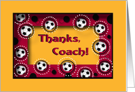 Thanks to Soccer Coach card