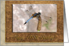 Dragonfly, Birthday Wishes, 108th card