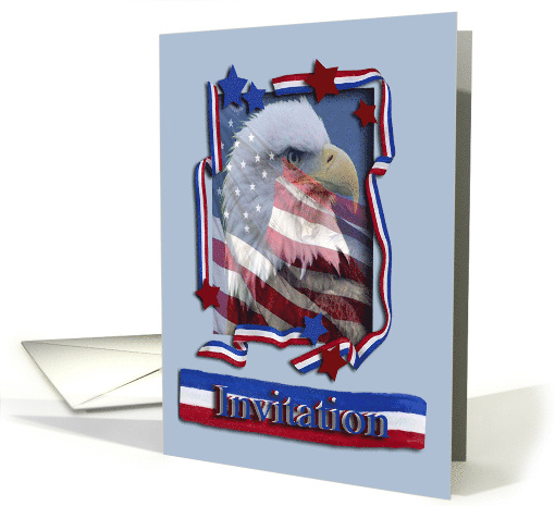 Eagle Scout Invitation, Award Ceremony, Patriotic Eagle... (792639)