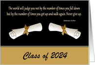 The Twins’ Graduation Party, Twin Diplomas, Class of 2023, Custom Text card