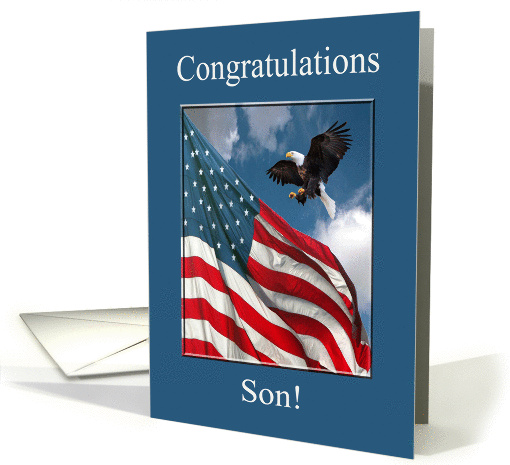 Congratulations, Son, Soaring with the Eagles card (796356)