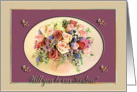 Hostess Request, Vase of Roses, Yellow card