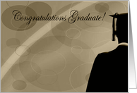 Congratulations Graduate, Sepia card