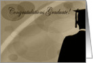 Congratulations Graduate, Sepia card