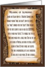 Meaning of Alphonso, Happy Birthday card