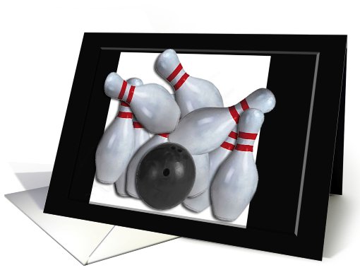 Congratulations on Bowing a Perfect Game card (821865)