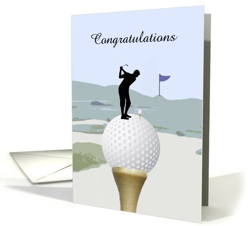 Congratulations on Making a Hole in One, For Him, Golf,... (821872)