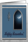 Ramadan, Lantern with Moon in the Window, Ramadan card