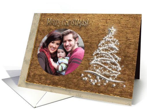 Photo Card, Tree of Stars, Merry Christmas card (850781)