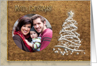Photo Card, Tree of Stars, Merry Christmas card