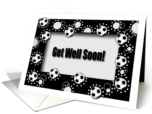 Get Well Soon!, Soccer card (857302)