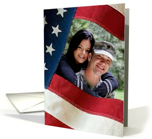 Stars and Stripes Photo card (860512)