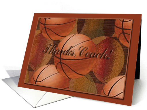 Thanks Coach, Basketballs card (873929)