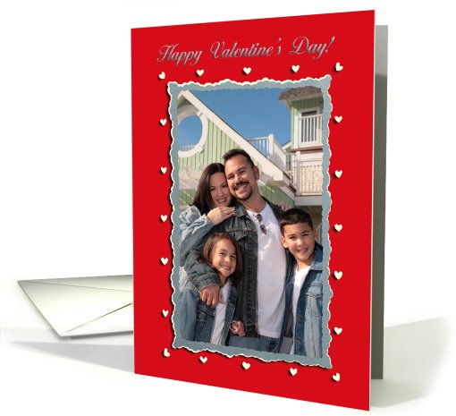 Heart Frame Photo Card, Happy Valentines Day! card (900317)