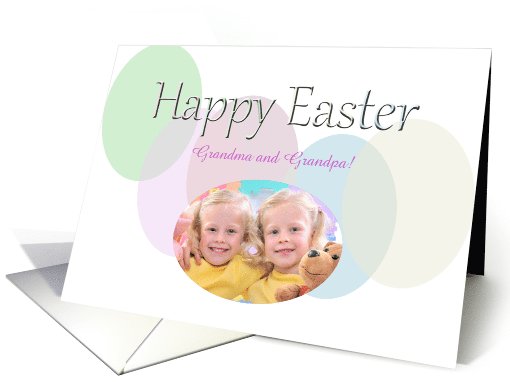 Pastel Easter Egg Photo card (911795)