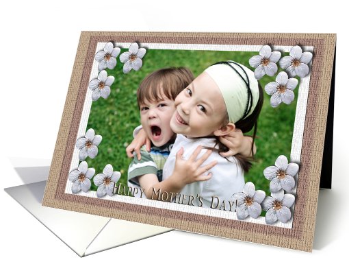 Flowered Mother's Day Photo card (913802)
