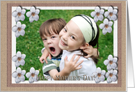 Flowered Mother’s Day Photo Card