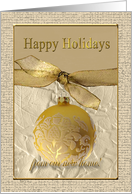 Gold Ornament with...