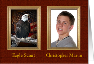Photo Card, Eagle Scout Award Invitation, Proud Eagle card