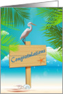 Barbara Tropical Congrats card