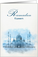 Ramadan Blue Mosque card