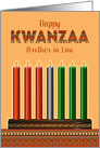 Brother in Law Kwanzaa Kinara card