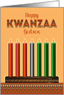 For Godson Kwanzaa Kinara card