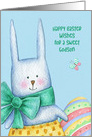 For Godson Easter Bunny with Decorated Egg card