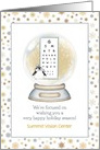 Customize Holiday Wishes from Optometrist card