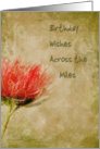 Grunge Dahlia Birthday Across the Miles card