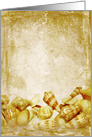Antique Seashells Blank card