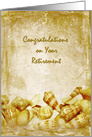 Retirement Wishes Seashells card