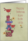 Birthday Birds Gifts card