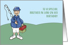 Customize Fishing Theme Brother-in-Law Birthday card
