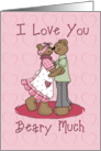 Valentine Bears card