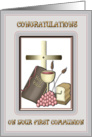 Communion Congratulations card
