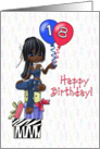 18th Birthday Girl card