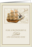 Tall Ship Father’s Day Dad card