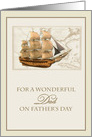 Tall Ship Father’s Day Dad card