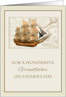 Grandfather Tall Ship Father’s Day card