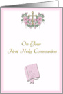 Communion Blessing Pink card