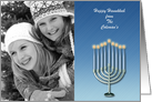 Hanukkah Menorah Photo Card