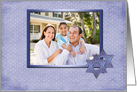 Star of David Hanukkah Photo Card