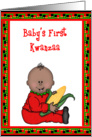 Baby Boy, First Kwanzaa card