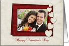 Valentine;s Day Hearts Frame Photo Card