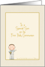 Congratulations, Holy Communion, Son card