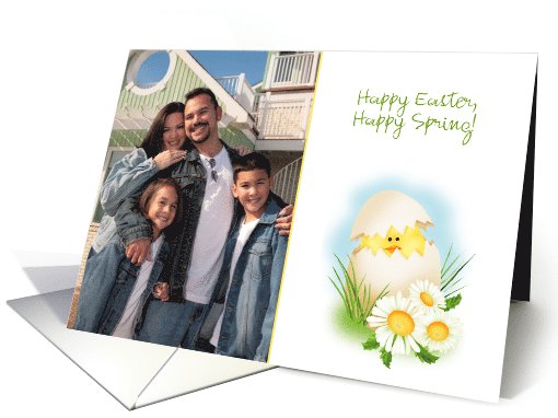 Hatching Chick Egg, Easter Photo card (1002761)