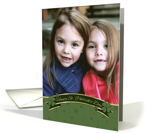 Saint Patrick's Day Shamrocks Photo card (1026675)