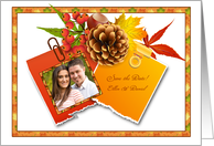 Autumn Snapshot Save the Date Photo card